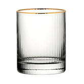 Gold Rim Whiskey Glass (Pack Of 6)